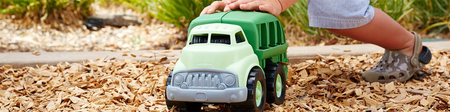 Green Toys Moto Racers 3 Pack - Vehicles; Classic Red - Sustainably Made from Recycled Materials for Kids 3 Years and Up view 2