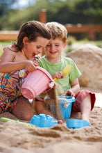 Load image into Gallery viewer, Girl and boy playing with Pink and Blue Sand Play Sets
