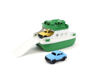 Green and white Ferry Boat