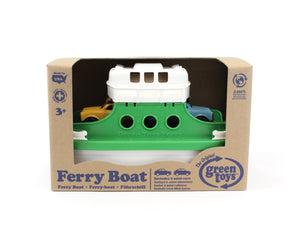 Packaged white and green Ferry Boat