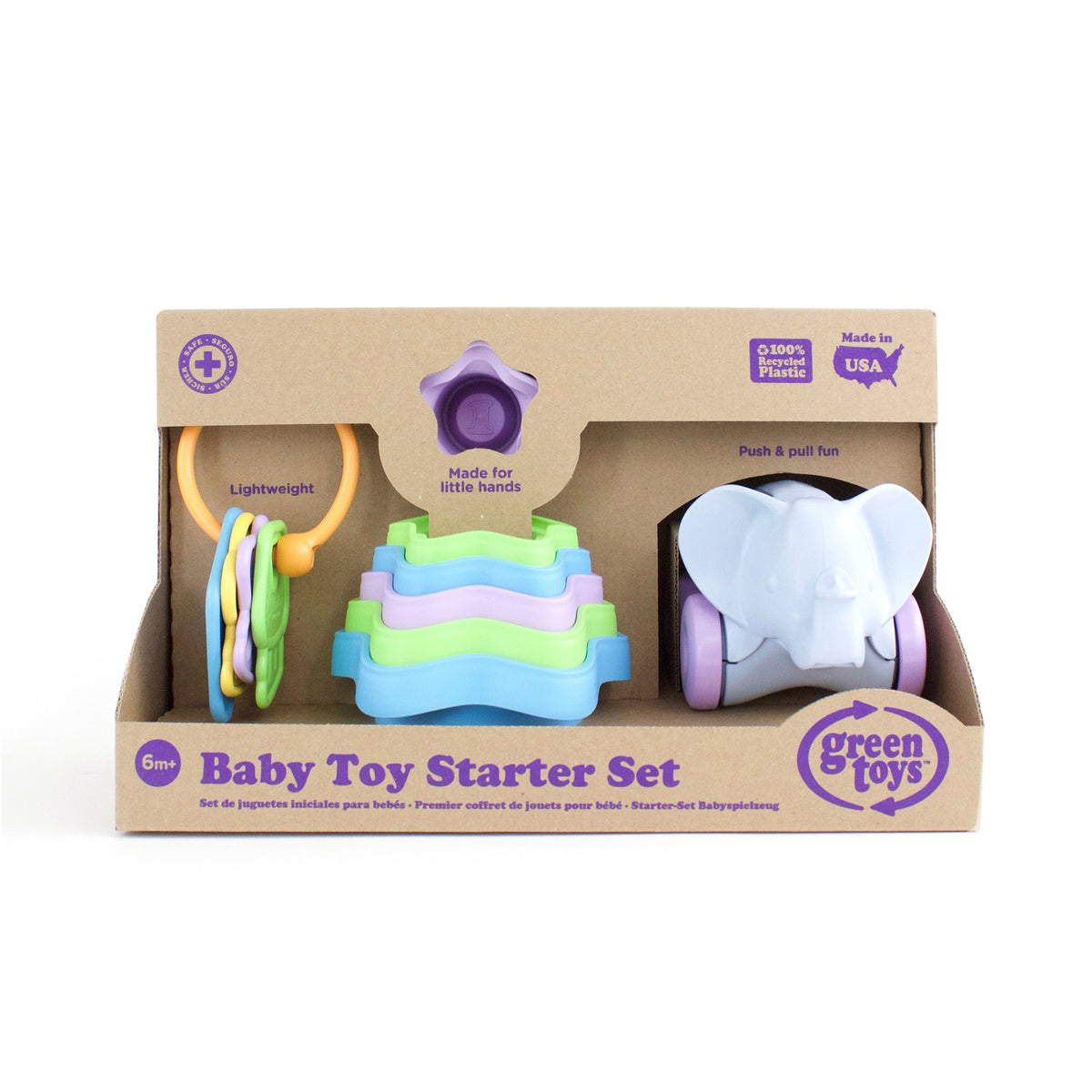 7pc Newborn Starter Set Green Color main image 1