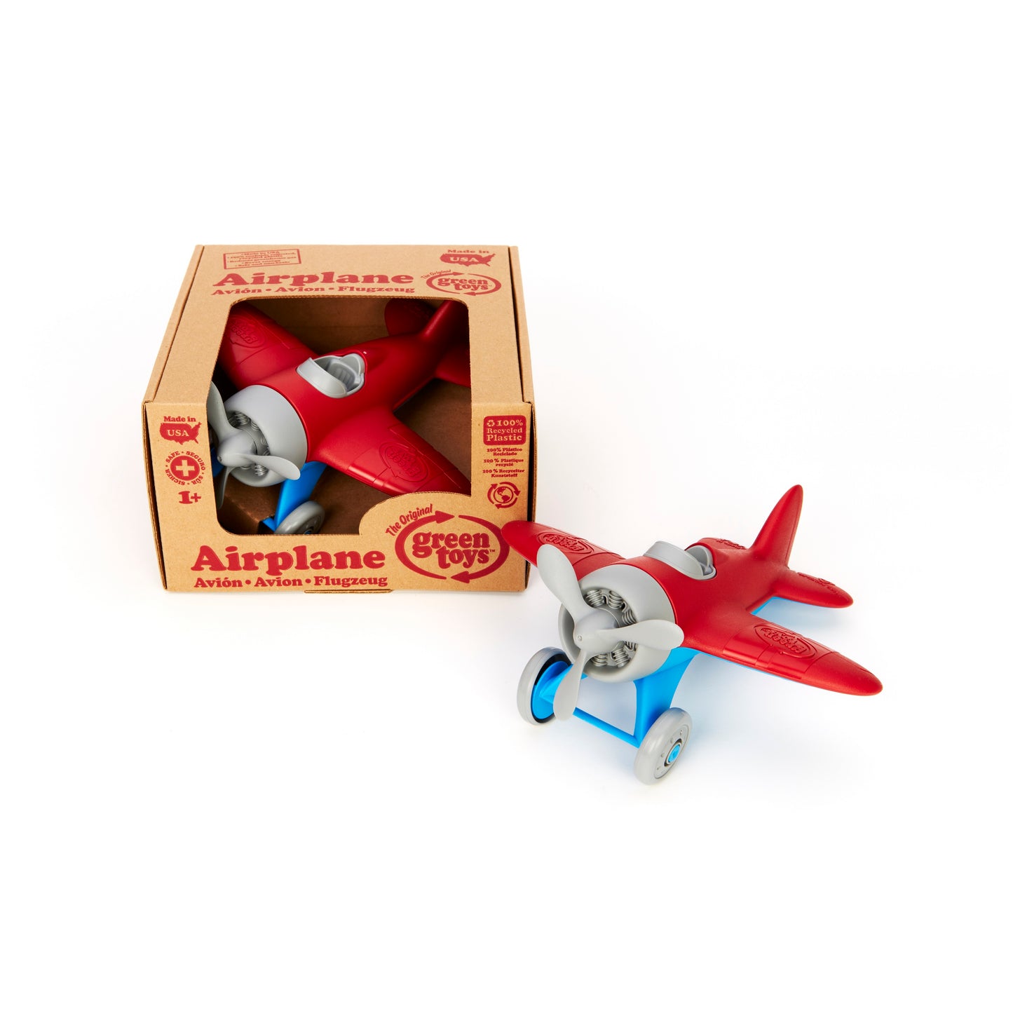 Red Wings Airplane with packaging