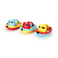 Load image into Gallery viewer, Blue, Red, & Yellow Tug Boats