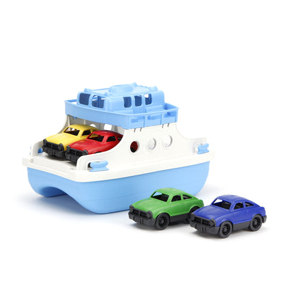 Deluxe Ferry Boat with yellow, red, blue, and green mini cars