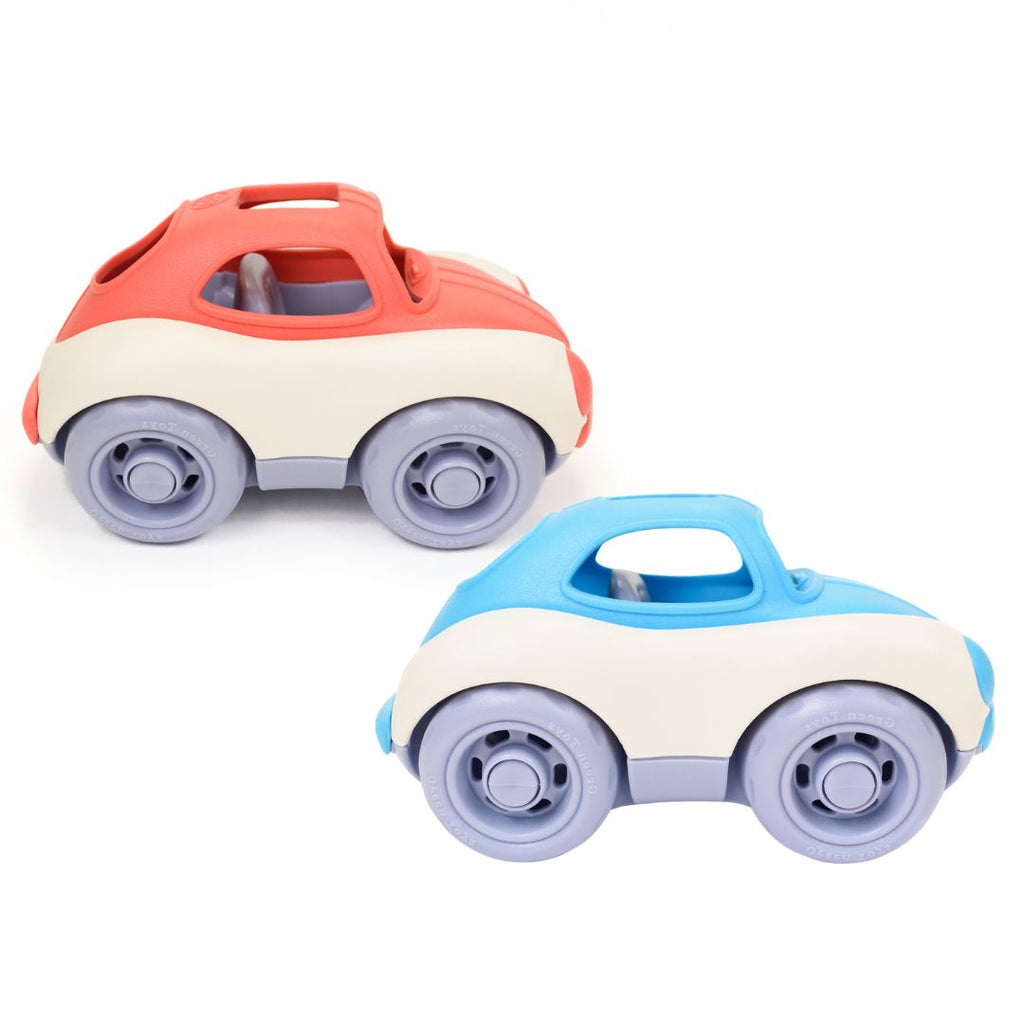Auto Giocattolo Ecologica Con Spinta Morbida – Realizzata In HDPE E TPE Riciclati, Sicura E Sensoriale Per Bambini
