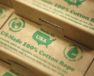Close up of corrugated packaging
