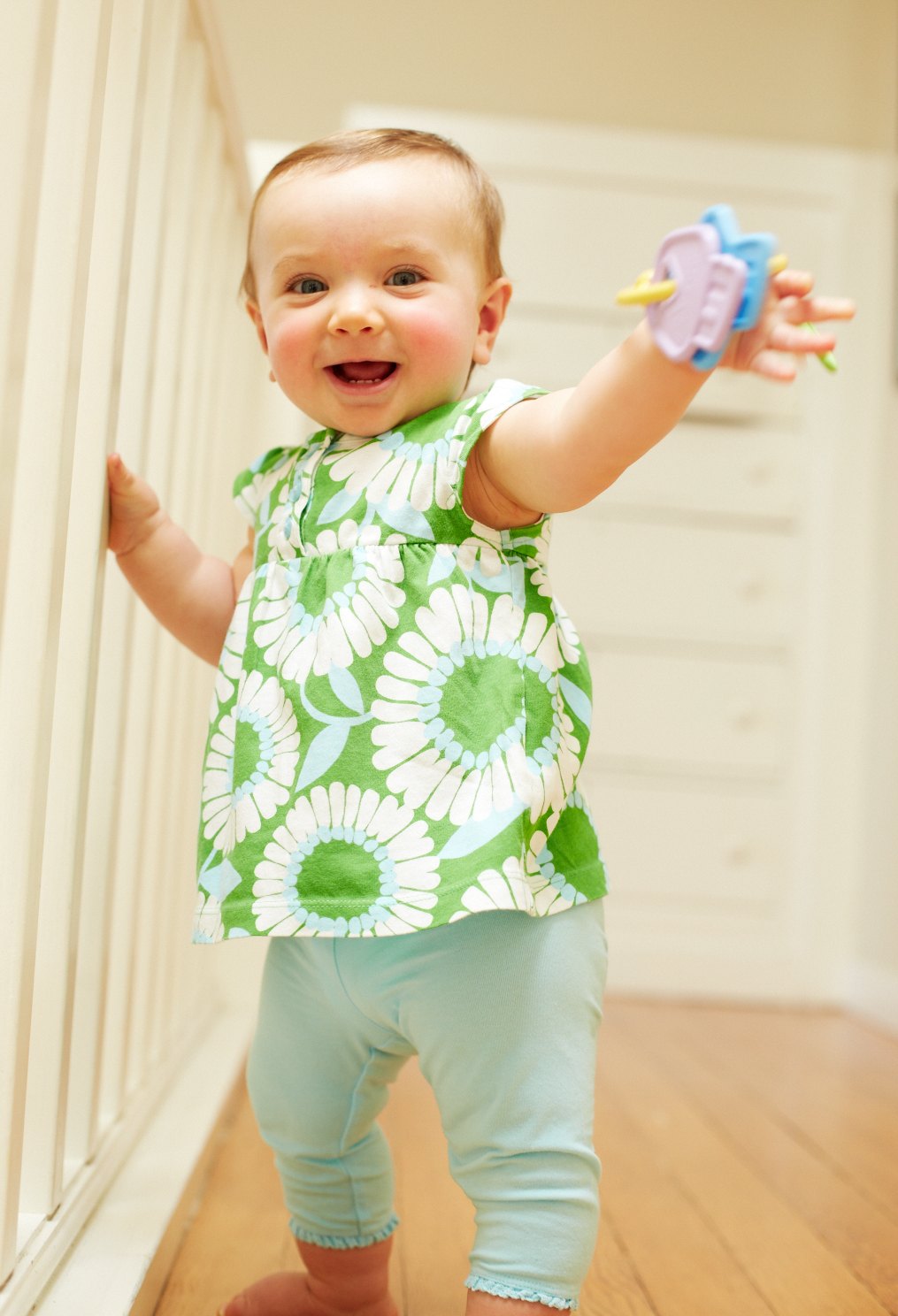 Baby playing with First Keys