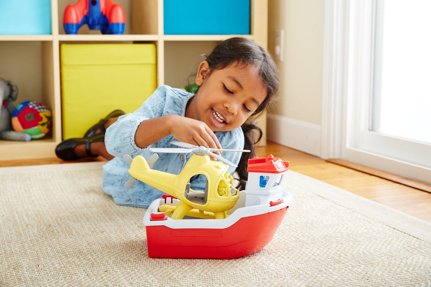 Rescue Boat & Board Book Bundle