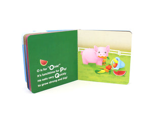 A is for Airplane Board Book page spread