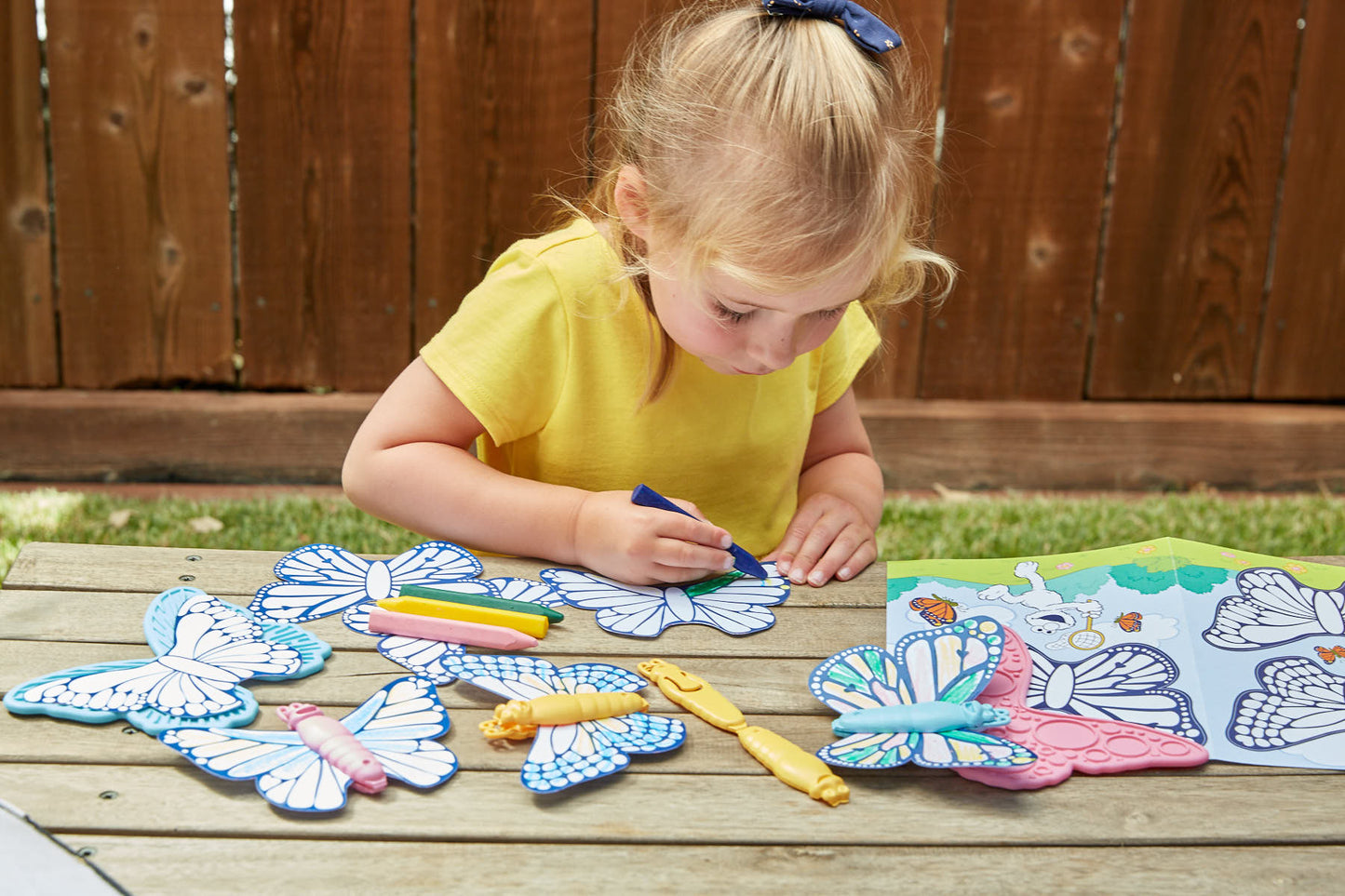 Abby's Butterfly Maker <br> Coloring Activity Set