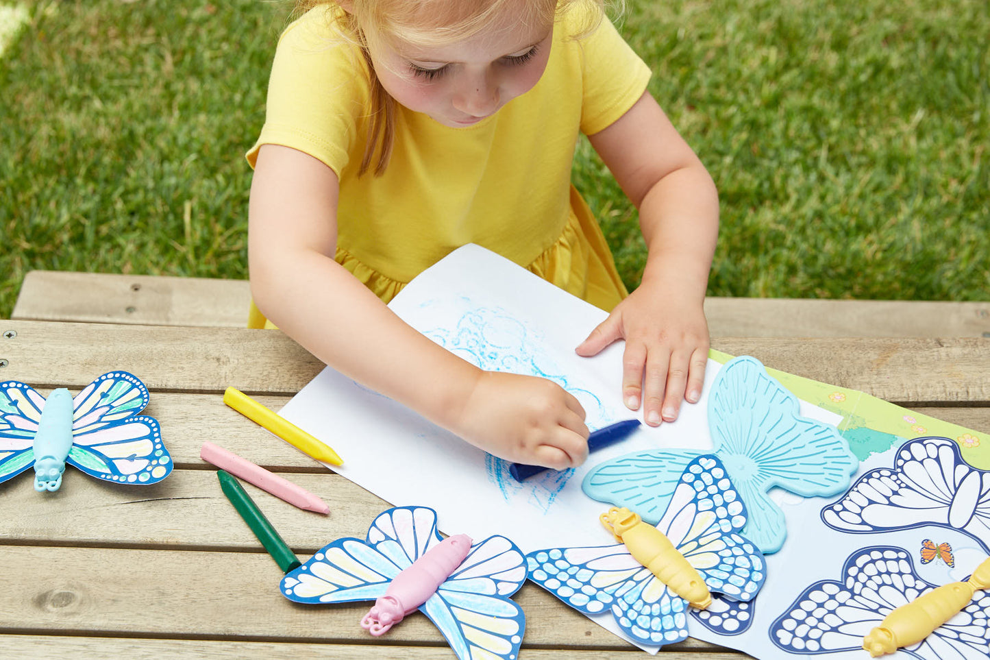 Abby's Butterfly Maker <br> Coloring Activity Set