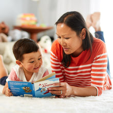 Load image into Gallery viewer, Mother and son reading A is for Airplane Board Book together
