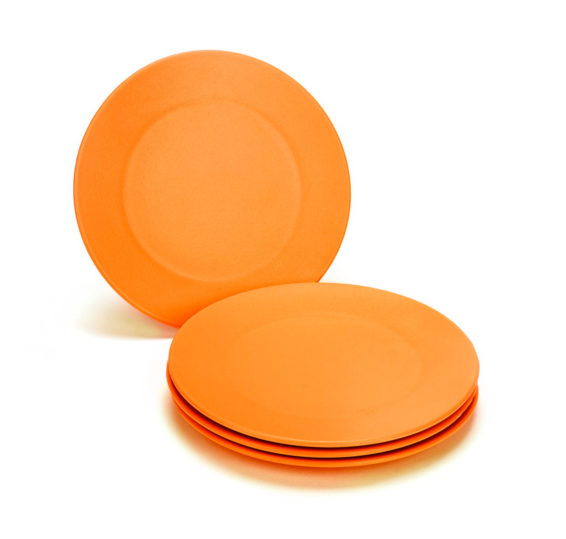 Green Eats Snack Plates Orange