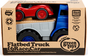 Packaged Flatbed Truck & Race Car