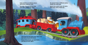 Inside of Train off the Rails Book