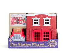 Load image into Gallery viewer, Packaged Fire Station Playset
