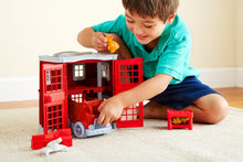 Load image into Gallery viewer, Boy playing with Fire Station Playset
