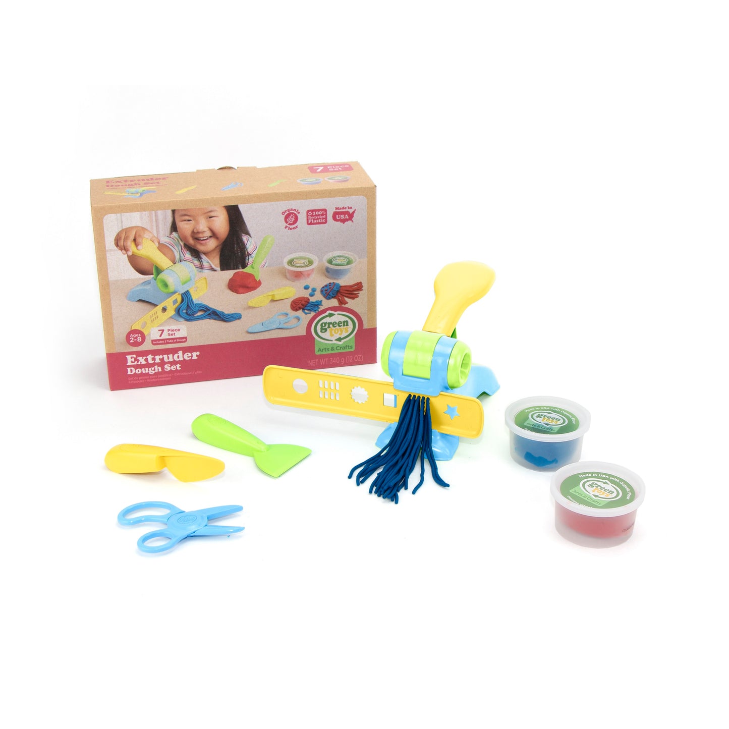 Extruder Dough Set in and out of packaging