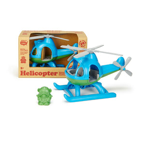 Helicopter Blue Top in and out of package