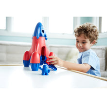 Load image into Gallery viewer, Boy playing with Blue Top Rocket 