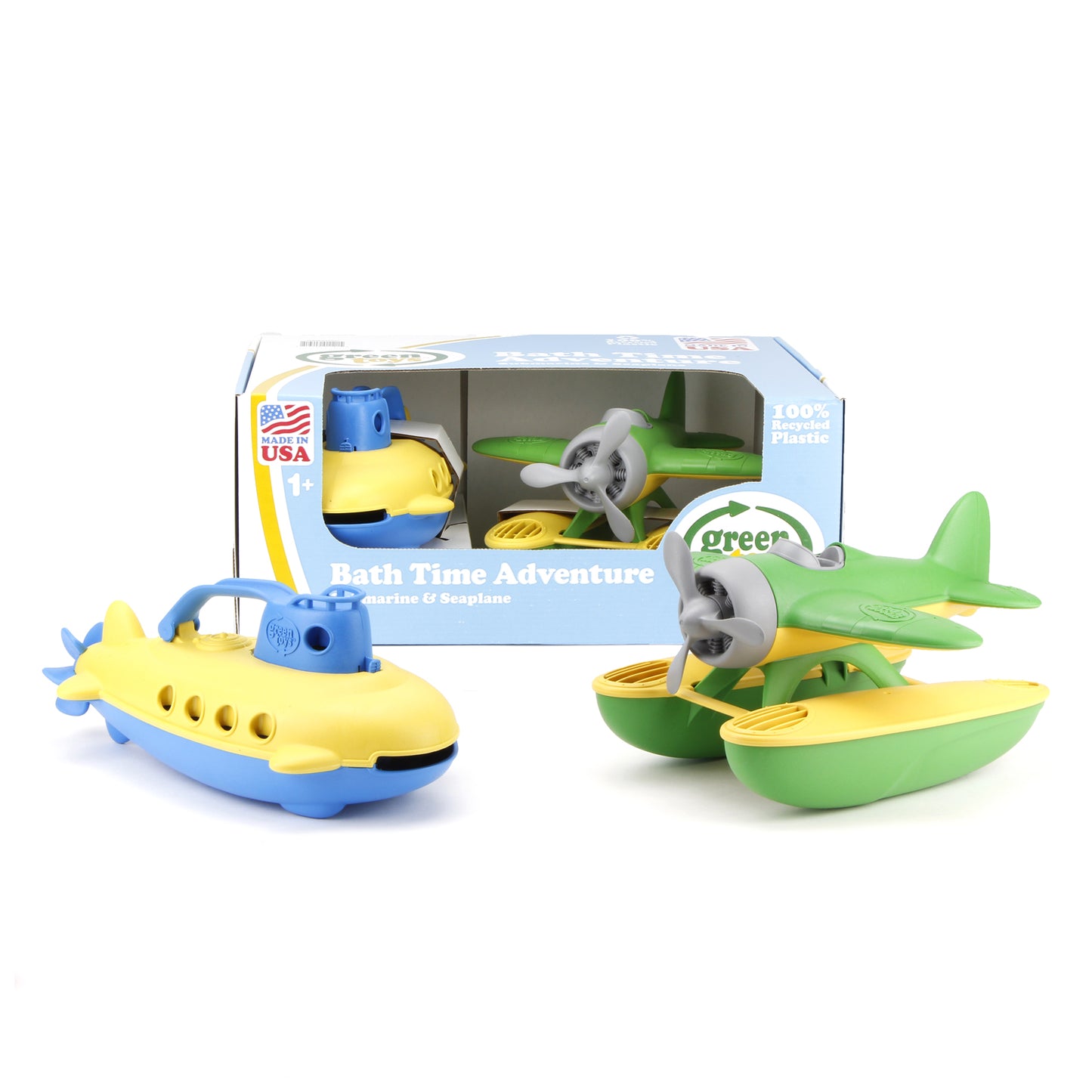 Bath Time Adventure Set in and out of the box