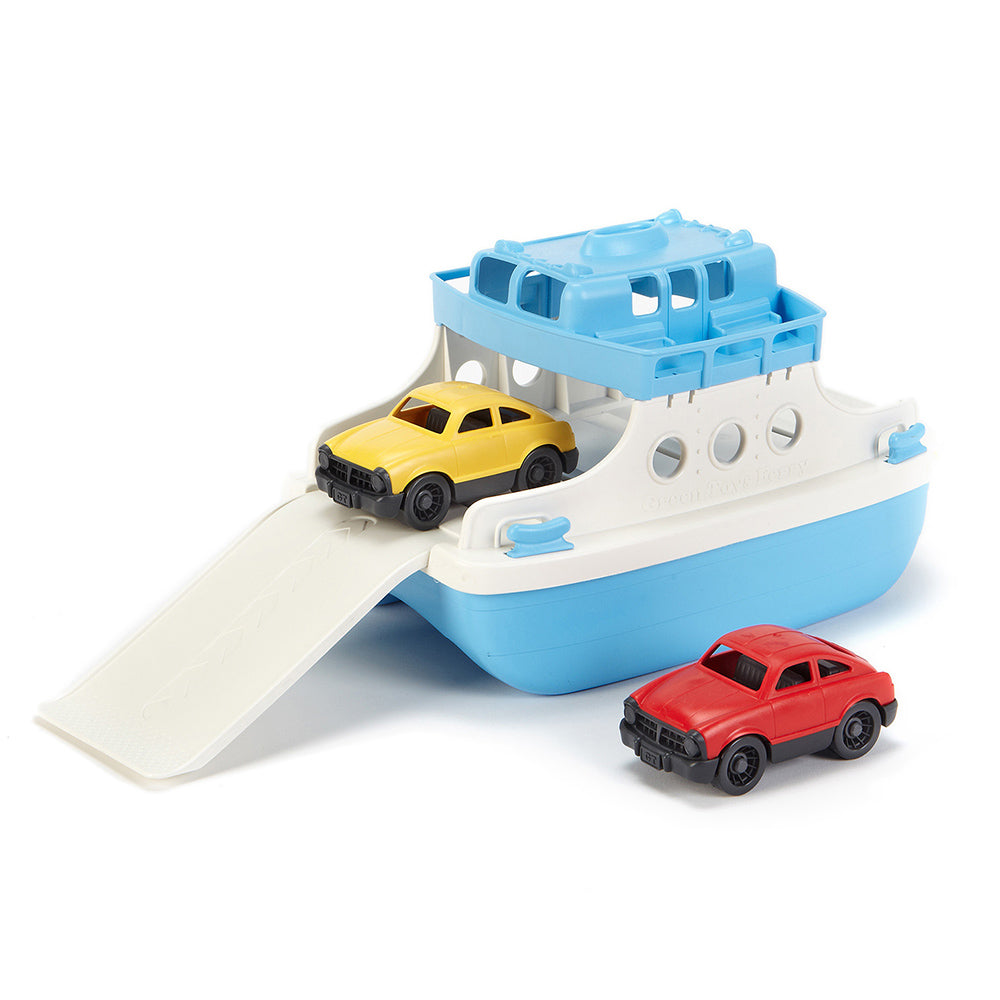 Ferry Boat with yellow and red mini cars