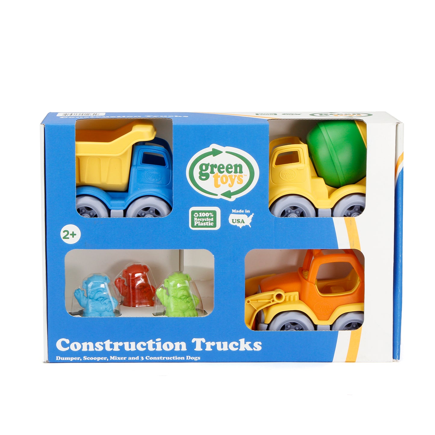 Construction Trucks & Board Book Set