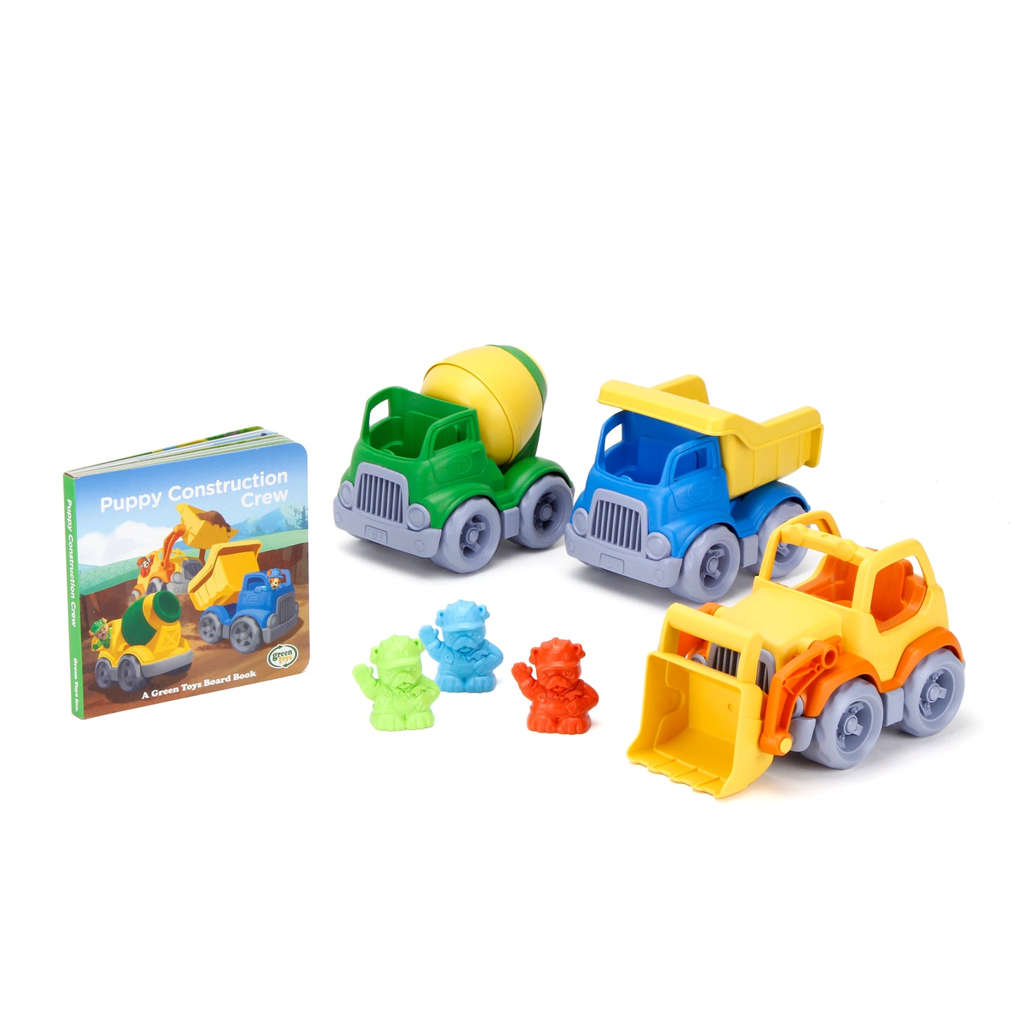 Construction Trucks & Board Book Set