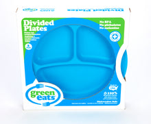 Load image into Gallery viewer, Green Eats Divided Plates Blue