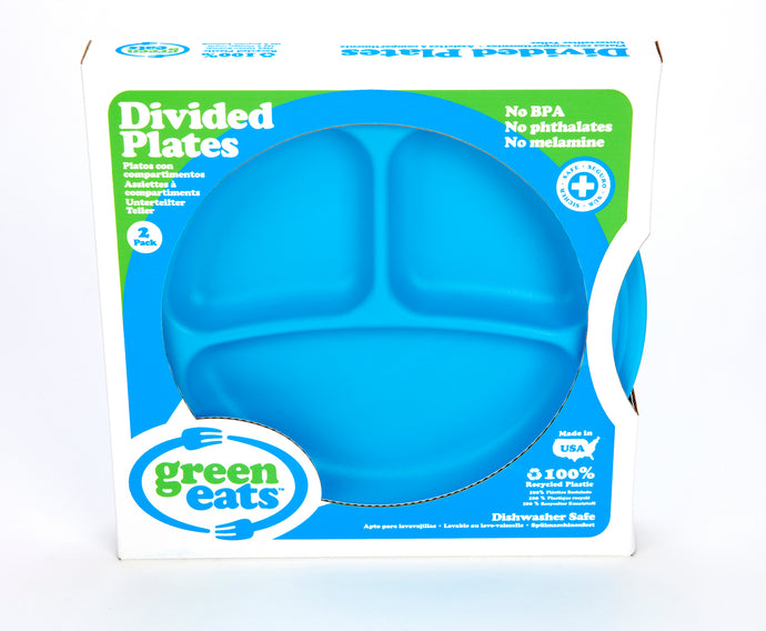 Green Eats Divided Plates Blue