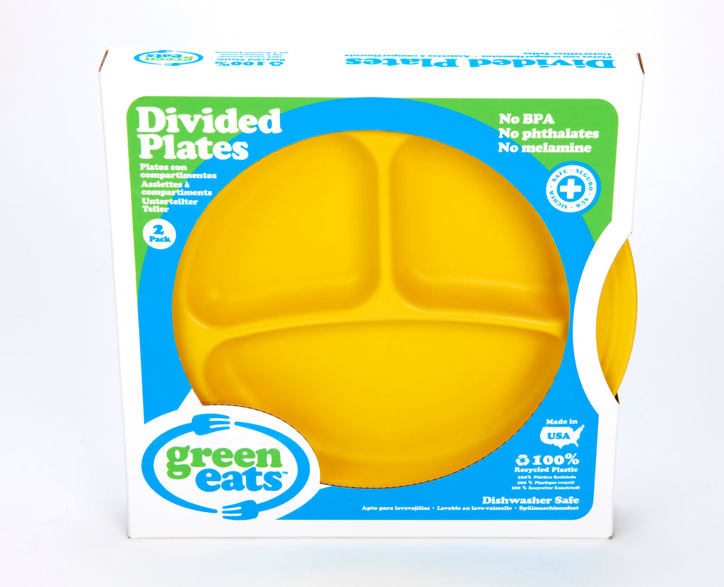 Green divided plate – oogaa