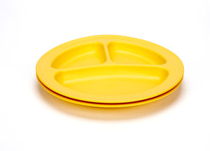 Green Eats Divided Plates Yellow