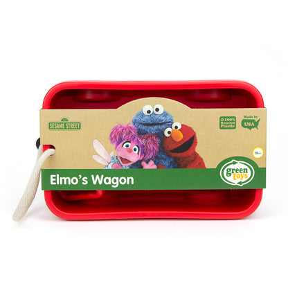 Top view of packaged Elmo's Wagon
