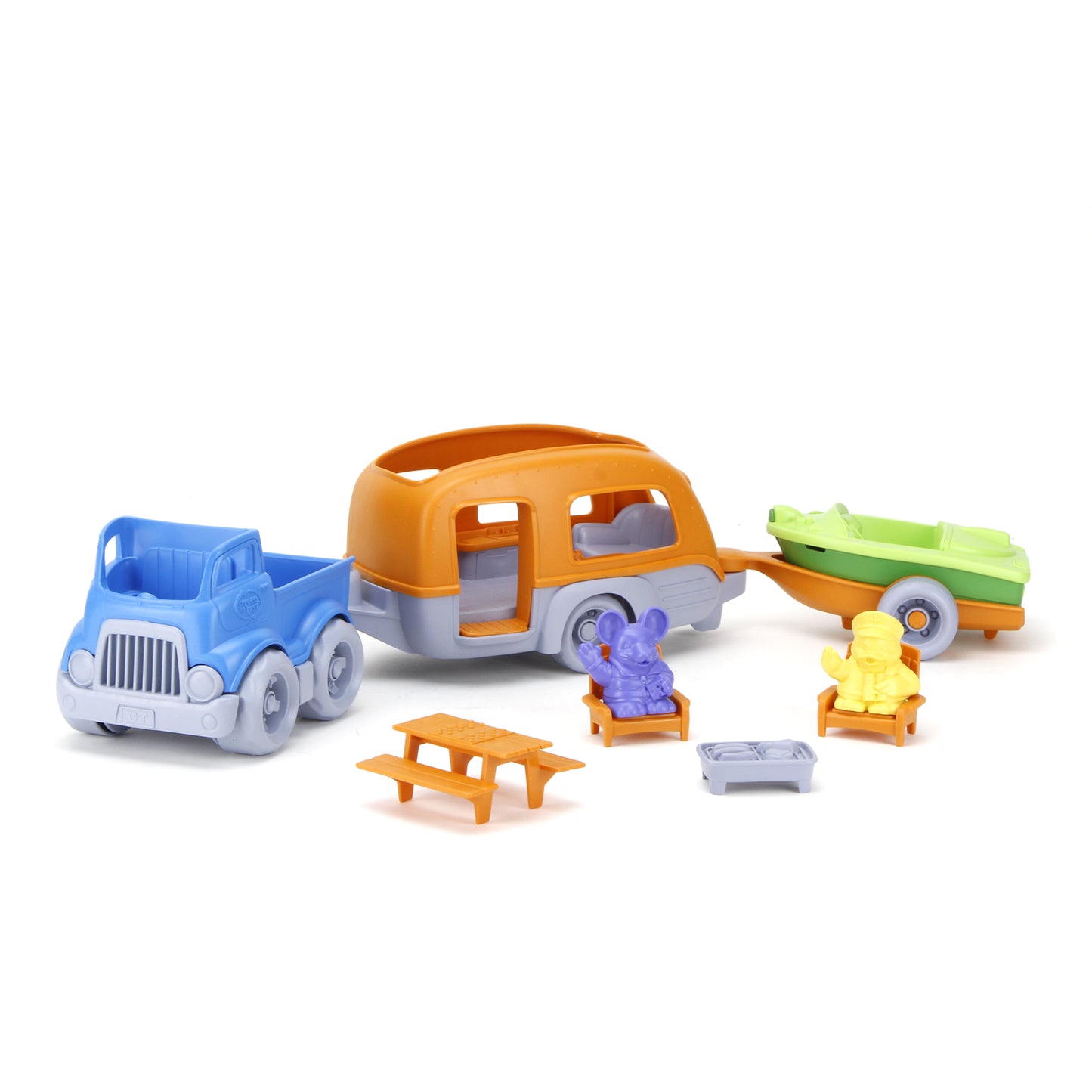 RV Camper Set <br> & Car Carrier