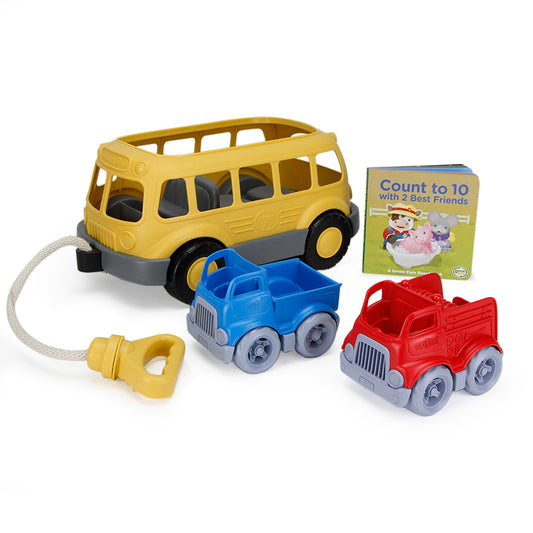 School Bus Wagon Gift Set