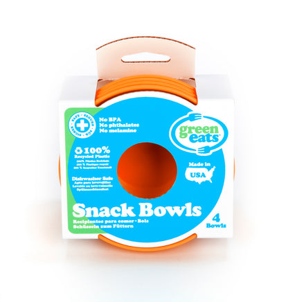 Green Eats Snack Bowls Orange