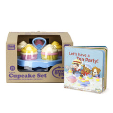 Load image into Gallery viewer, Let&#39;s Have a Tea Party! Board Book with Cupcake Set