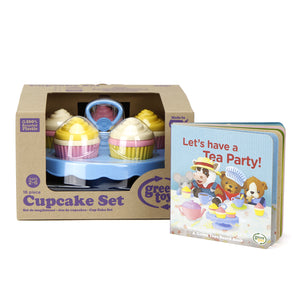 Let's Have a Tea Party! Board Book with Cupcake Set