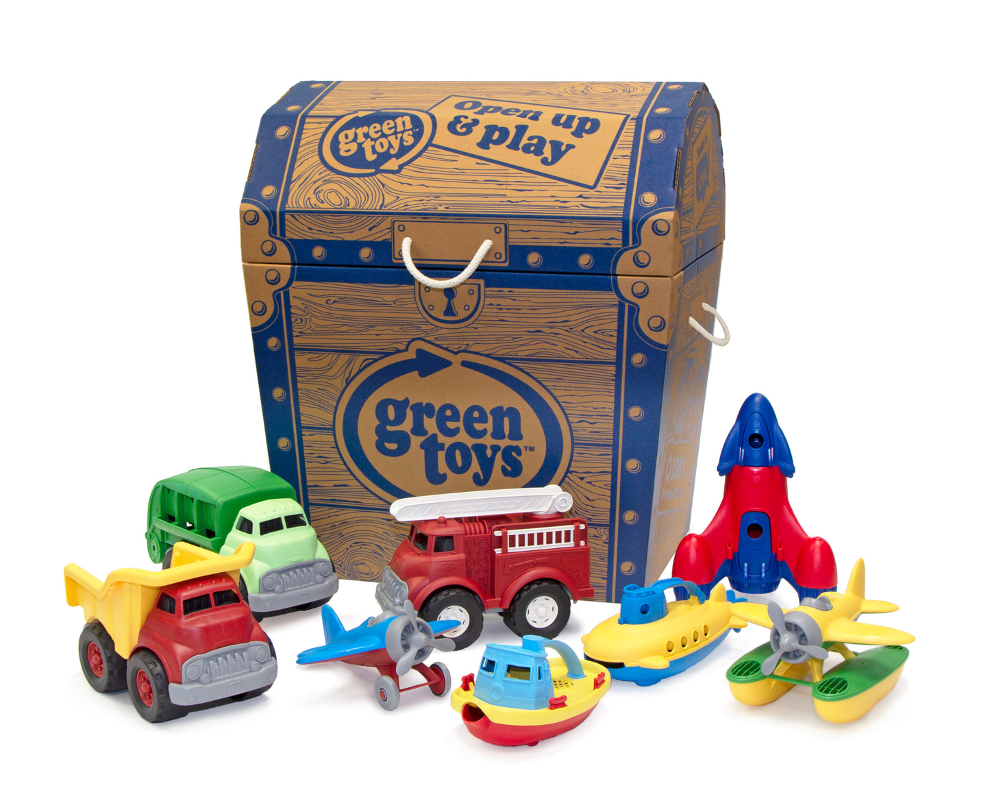 Closed Toy Chest and toys