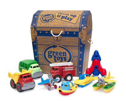 Closed Toy Chest and toys