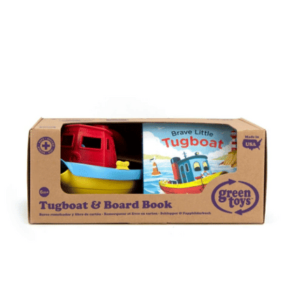 Tug Boat and Board Book Set