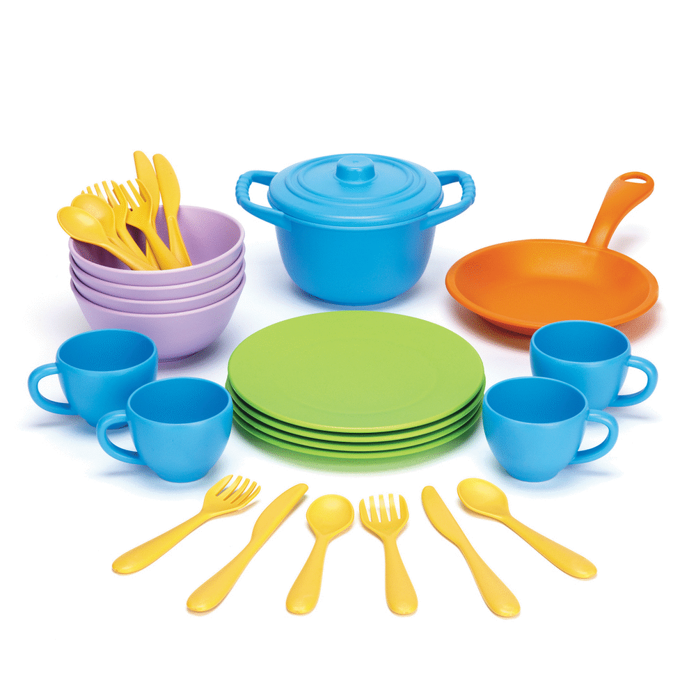 Toy Tableware Cookware & Dining Set – Green Toys eCommerce